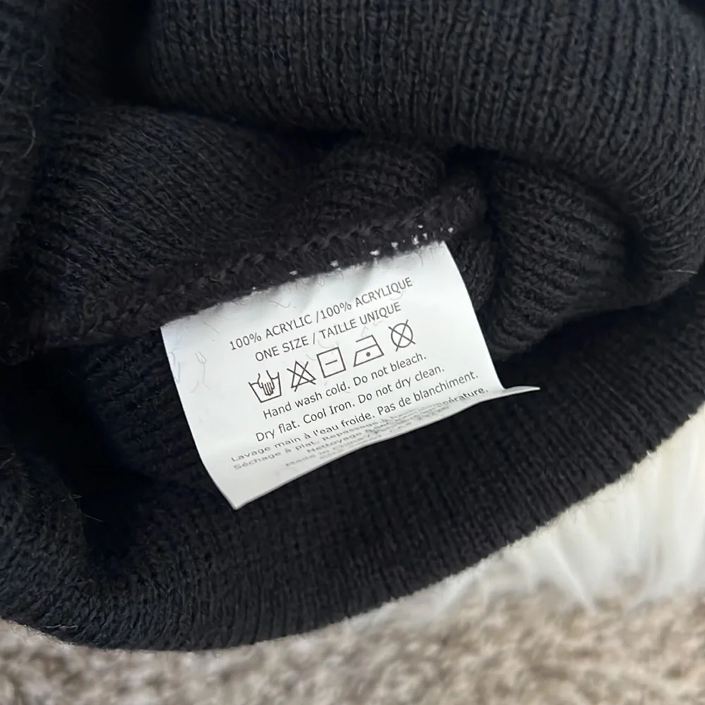 Victoria Sport Victorias Secret Black Beanie One Size